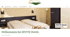 Desktop Screenshot of invite-hotels.de