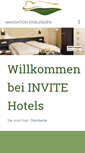 Mobile Screenshot of invite-hotels.de